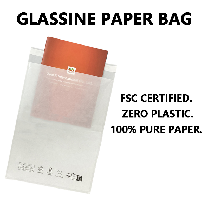 FSC-certifierad Glassine papperspåse för hållbara förpackningar