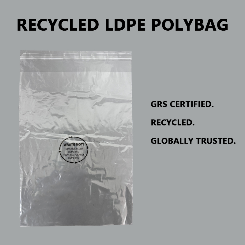 GRS-certifierade återvunna LDPE-polypåsar