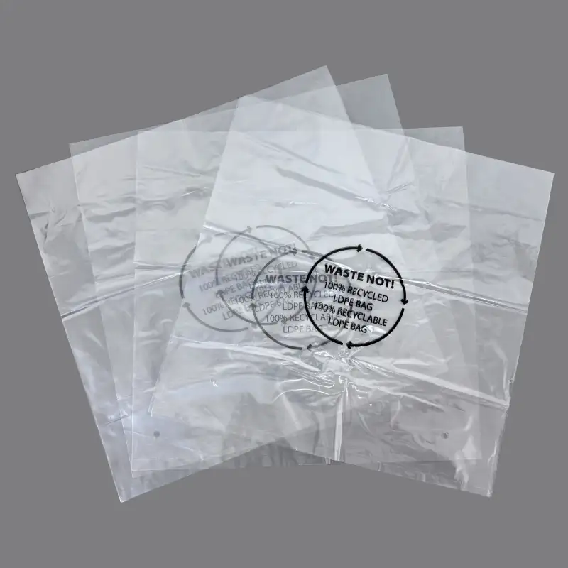 Återvunna plastpåsar
